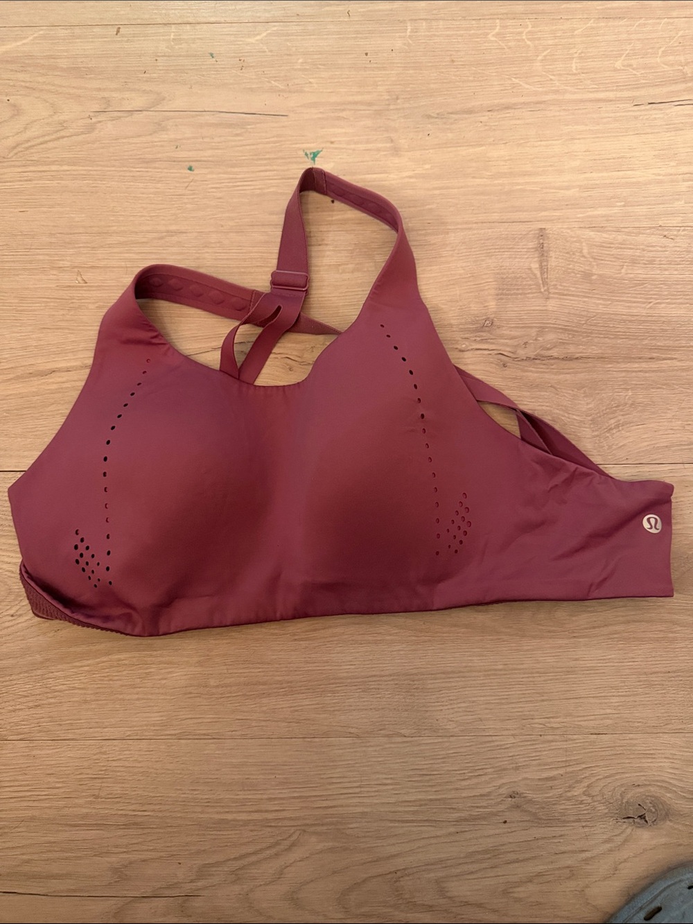 lululemon athletica High-Support Sports Bra in Deep Burgundy